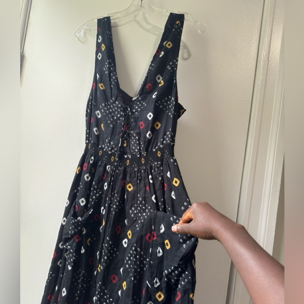 Free People Batiste Pocketful Of Wildflowers Dress Size L - Picture 9 of 16